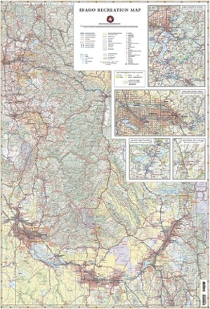 Benchmark Maps Idaho Recreation Map 1