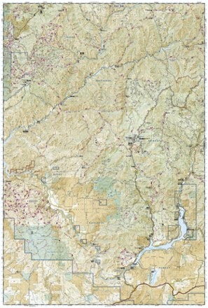 National Geographic Boise National Forest South Topographic Map 1