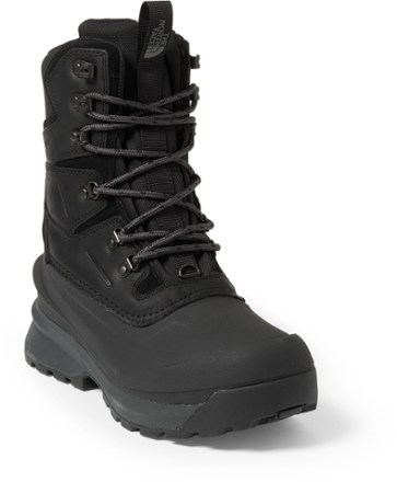 The North Face Chilkat V 400 Waterproof Boots - Men's 3/4 view (Tnf Black/Asphalt Grey)