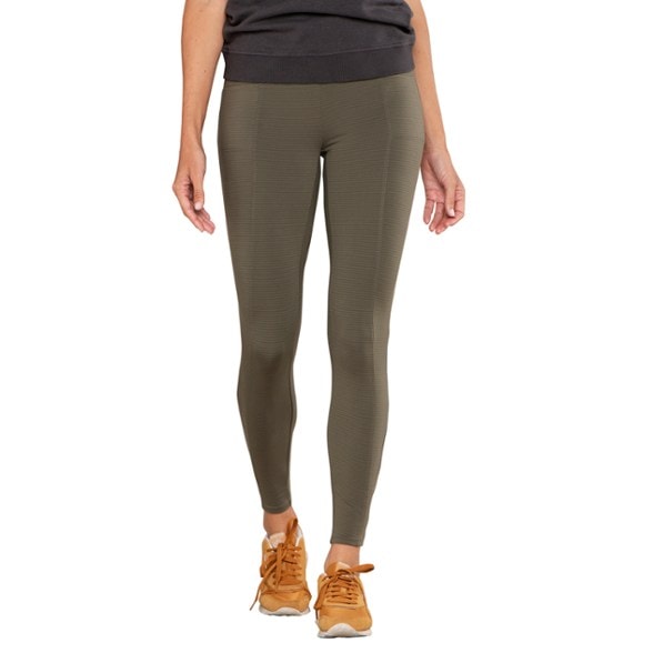 On Body Image of color Olive Stripe