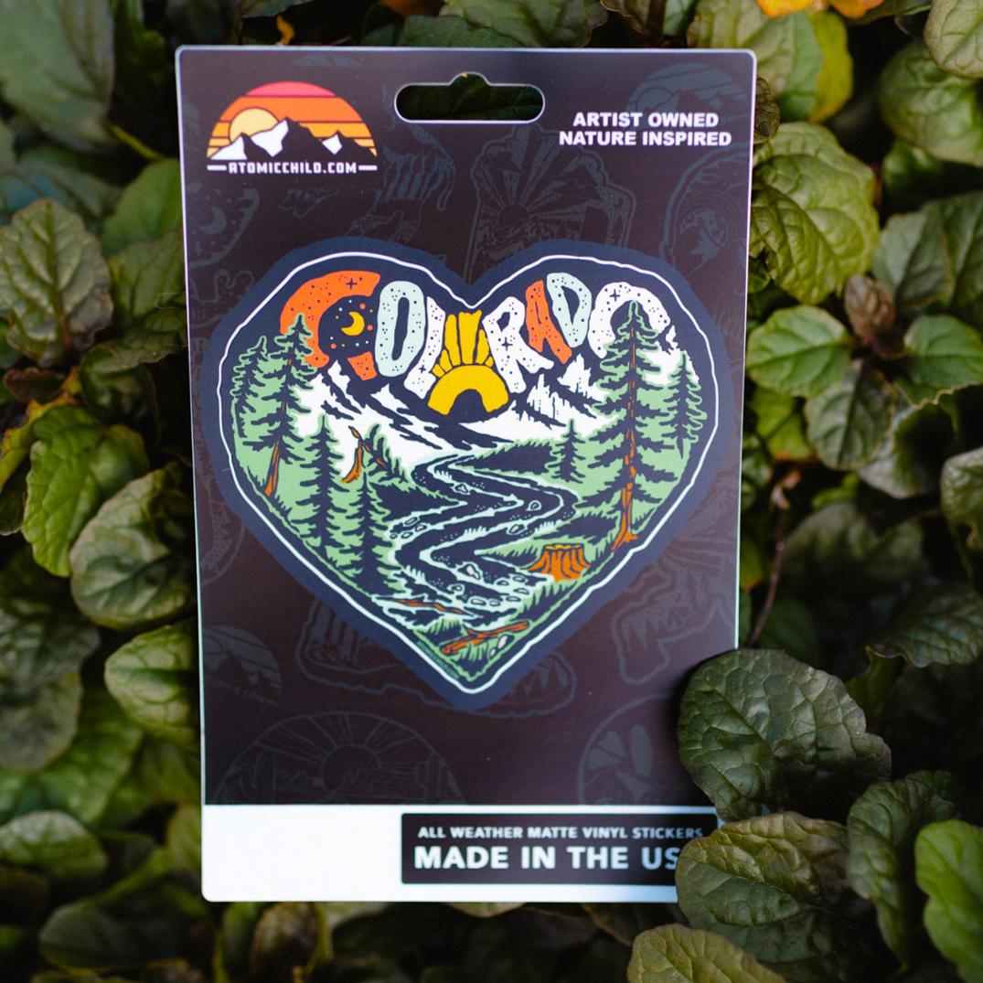Location Image for Colorado Heart Sticker