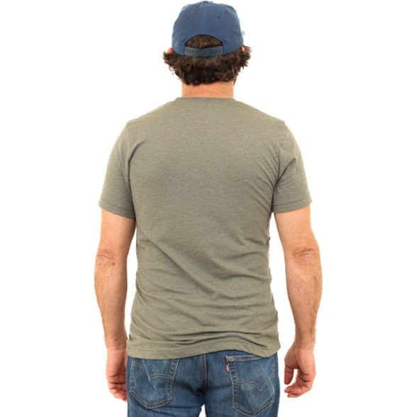 On Body Image of color Heather Military Green