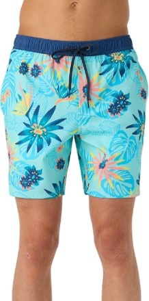 O'Neill Hermosa Elastic Waist Lined 17" Swim Trunks - Men's 0