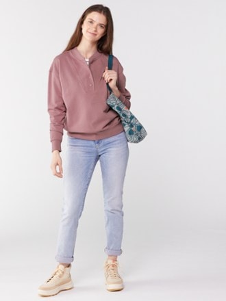 Patagonia Regenerative Organic Certified Essential Snap Sweatshirt - Women's 3