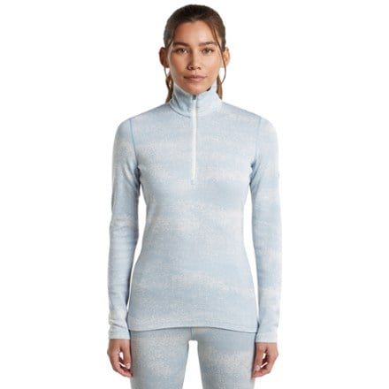 Icebreaker Merino 260 Vertex Long-Sleeve Half-Zip Chillwave Base Layer Top - Women's 1