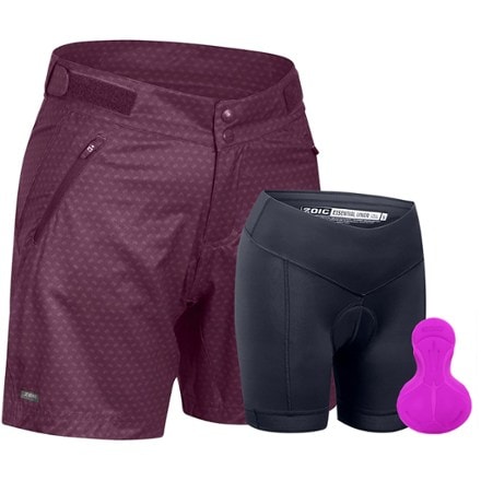 Zoic Navaeh 7 Novelty Bike Shorts + Essential Liner - Women's 0