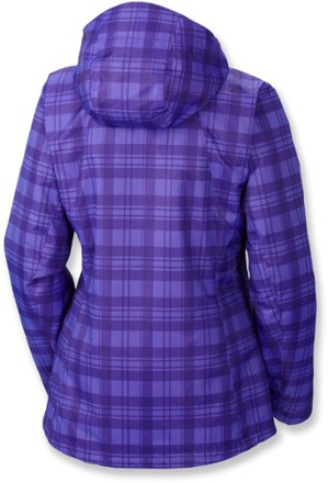 Back view (Hyper Purple Plaid)