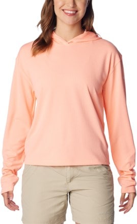 Columbia PFG Cropped Solar Stream Hoodie - Women's 0