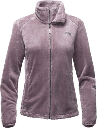 the north face women's osito 2 fleece jacket metallic silver