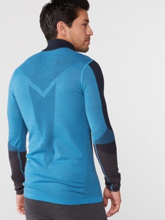 Smartwool Intraknit Thermal Merino Colorblock Quarter-Zip Base Layer Top - Men's 2