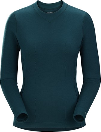 Arc'teryx Rho Wool Long-Sleeve Crew Base Layer Top - Women's 0