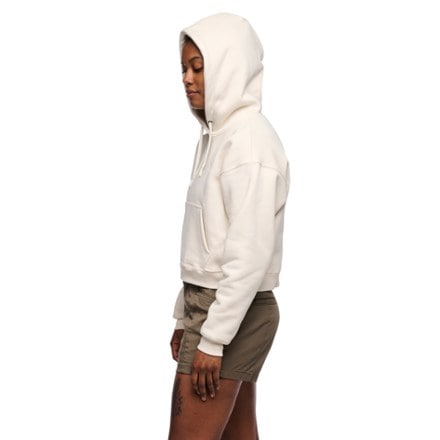 Black Diamond Crop Pullover Hoody - Women's 3