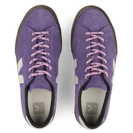 VEJA Campo Textured Suede Sneakers - Women's 3