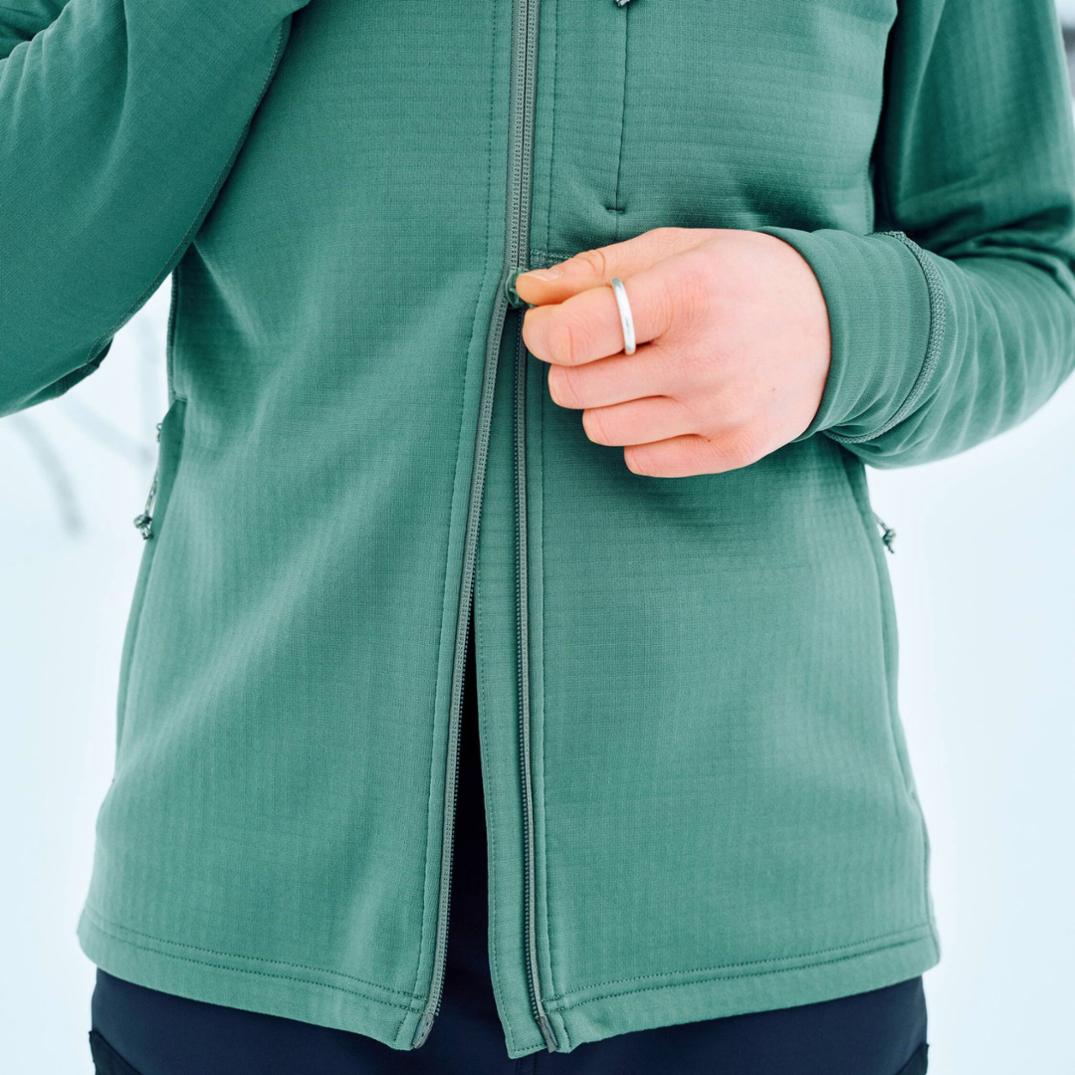 Location Image for Abisko Grid Fleece Hoodie - Women's