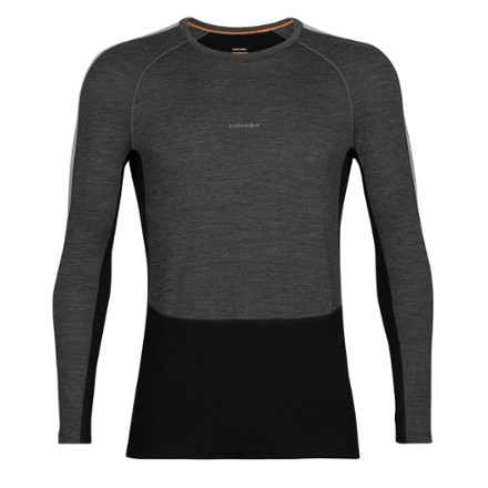 Icebreaker 200 ZoneKnit Long-Sleeve Crewe Base Layer Thermal Top - Men's 0