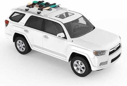 Yakima FatCat 6 EVO Ski/Snowboard Rack Detail view (Black)