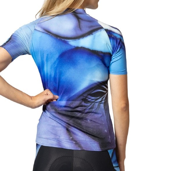 On Body Image of color Blue Monarch