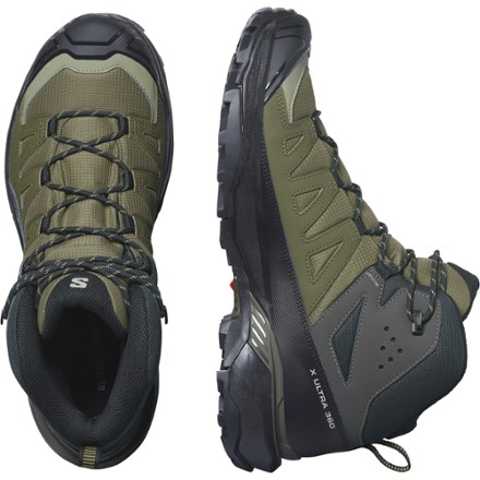 Salomon X Ultra 3 Wide Mid GTX Mens 13 EE Hiking Boots Green Gore-Tex X ULTRA 360 MID GORE-TEX Hiking & backpacking shoes - Men  main image 3