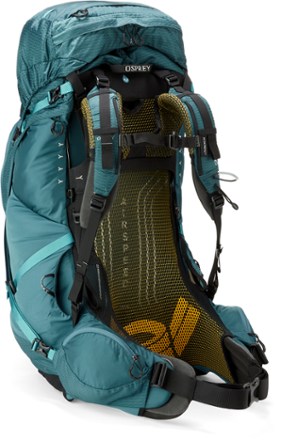 Osprey Atmos AG 65 Pack - Men's Back view (Venturi Blue)