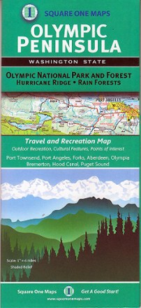 Olympic Peninsula Map Rei Co Op