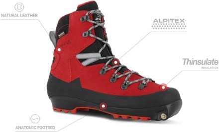 Alpina Alaska XP Cross-Country Ski Boots 1