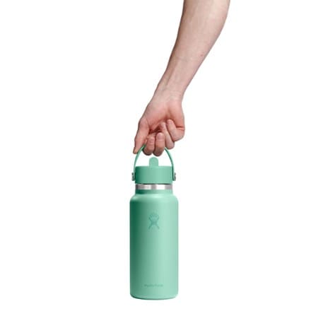 Hydro Flask Wide-Mouth Vacuum Water Bottle with Flex Straw Cap - 32 fl. oz. 3