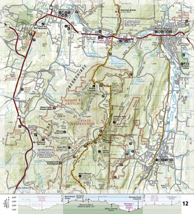 National Geographic Appalachian Trail: Schaghticoke Mountain to East Mountain Topographic Map Guide 2