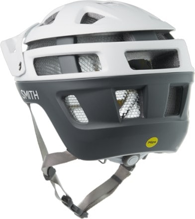Smith Forefront 2 MIPS Bike Helmet Back view (Matte White/Cement)