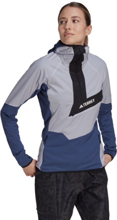adidas Techrock Ultralight Half-Zip Hooded Fleece Jacket - Women's 5