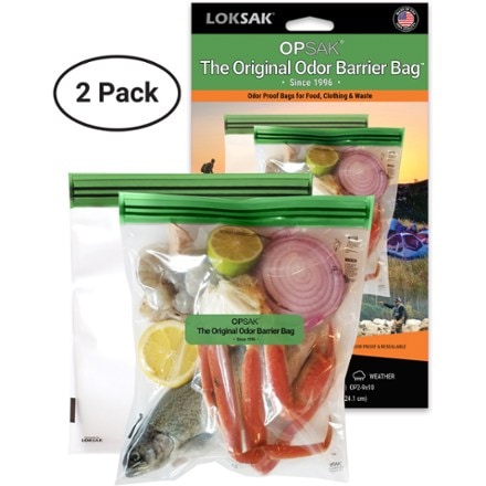 LOKSAK OPSAK Odor-Proof Barrier Bags - 9" x 10" - Package of 2 0