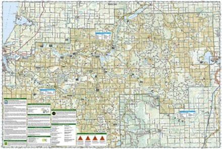National Geographic Manistee North Topographic Map 1