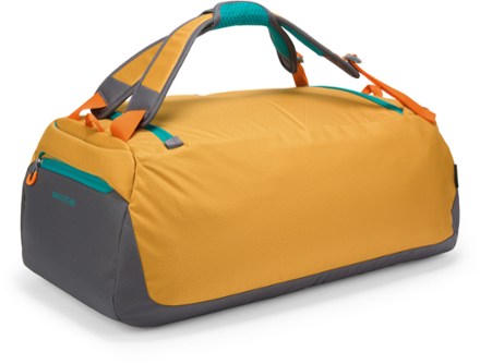 osprey daylite duffel - 60 liters Osprey® Daylite® Bag 100% recycled 300D polyester w/ ripstop for the main fabric and bluesign APPROVED Daylite Duffel 60 Tumbleweed Yellow
