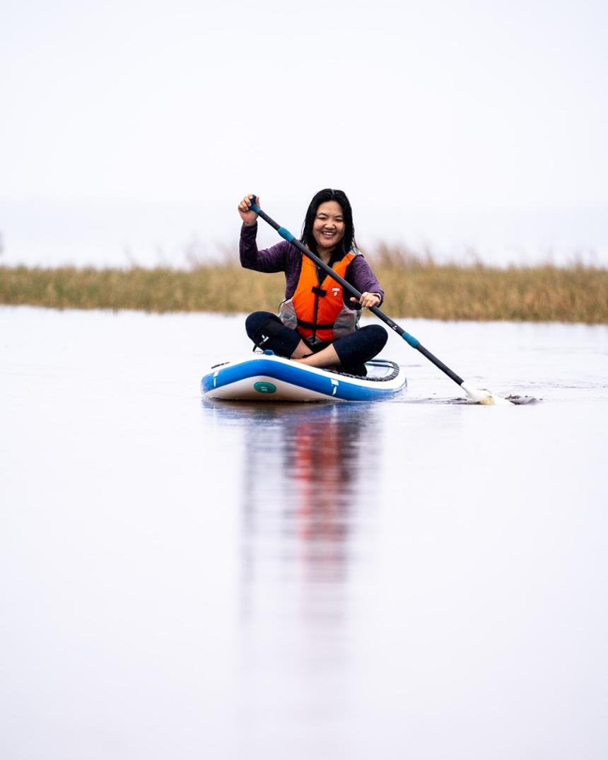 Location Image for Beach SUP-Yak Inflatable Stand Up Paddle Board with Paddle - 10'6"