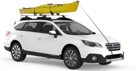 Yakima DeckHand Kayak Rack Mounts - Pair In use