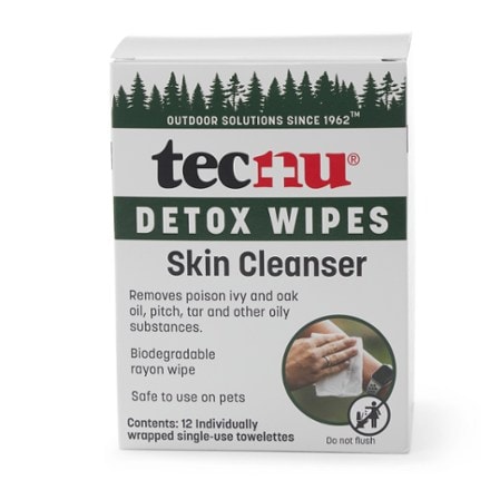 Tecnu Detox Wipes - Package of 12 1