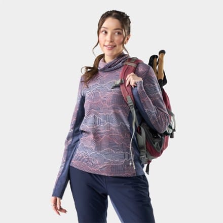 Smartwool Classic Thermal Merino Mock Neck Base Layer Top - Women's 0