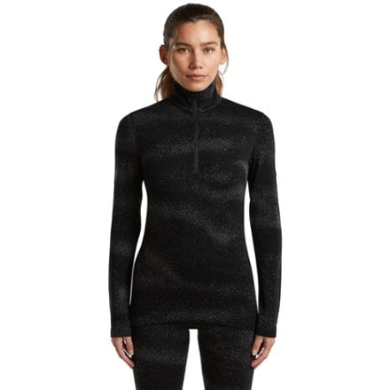 Icebreaker Merino 260 Vertex Long-Sleeve Half-Zip Chillwave Base Layer Top - Women's 0