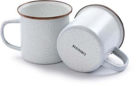Barebones Enamelware Cups - Package of 2 0