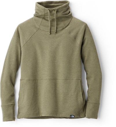 north face terry funnel neck sweatshirt