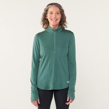REI Co-op Heavyweight Merino Base Layer Half-Zip Top - Women's 1
