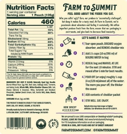 Farm to Summit Rainbow Pasta - 1 Serving 1
