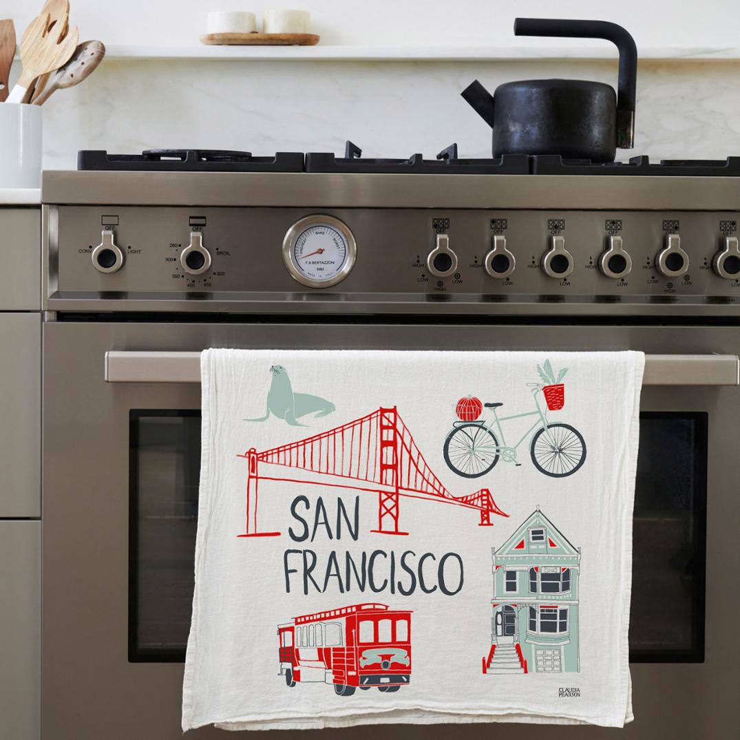 Location Image for San Francisco Tea Towel
