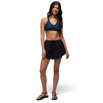 prAna Mallorca Reversible Swimsuit Top - Women's BLACK SEAWEED (Bottoms not included)
