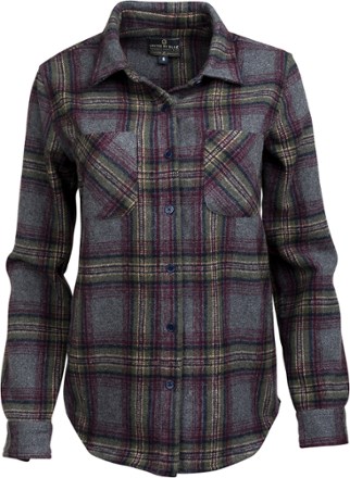 grey checked shirt womens