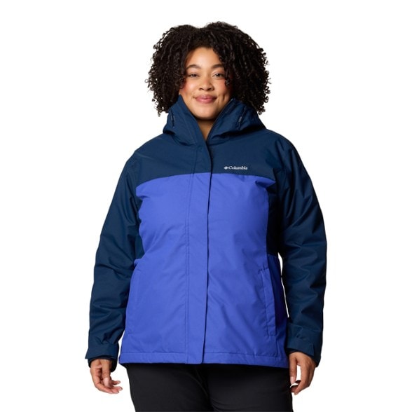 On Body Image of color Collegiate Navy/Clemantis Blue