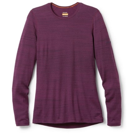 Icebreaker 200 Oasis Long-Sleeve Crewe Ski Tracks Base Layer Top - Women's 0