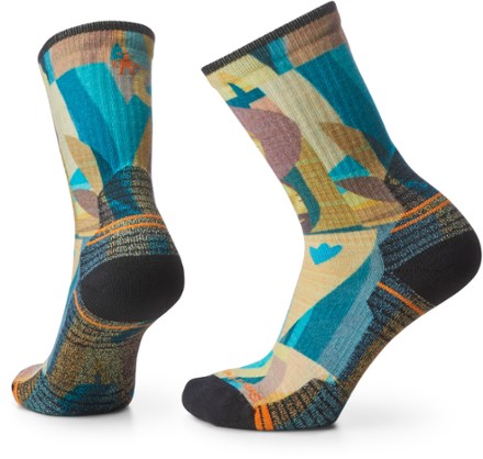 Smartwool Hike Light Cushion Worst Crew Print Crew Socks - Women's 0