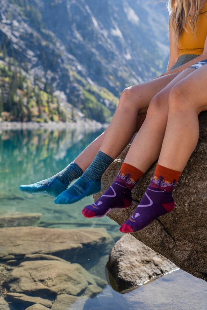 Location Image for Northwoods Micro Crew Midweight Hiking Socks - Women's