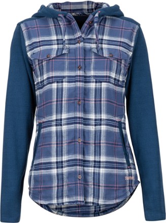 flannel sweatshirt womens