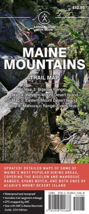 AMC Maine Mountains Trail Map: Maps 3-6 - 12th Edition 0